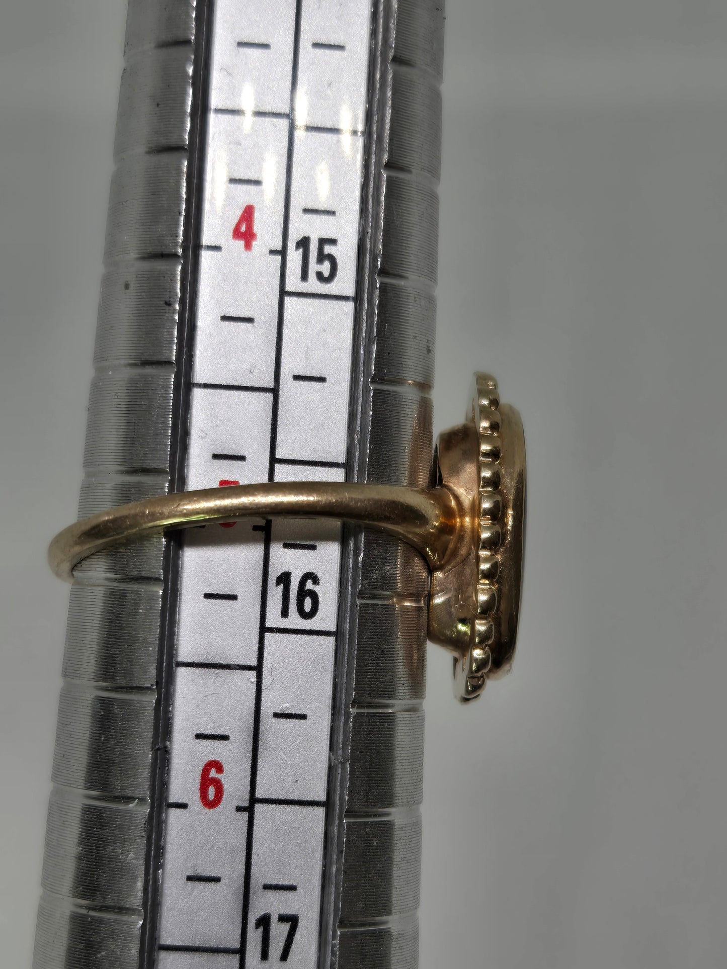 Black Onyx Yellow Gold Beaded Ring Elegant Minimalist Women’s Jewelry